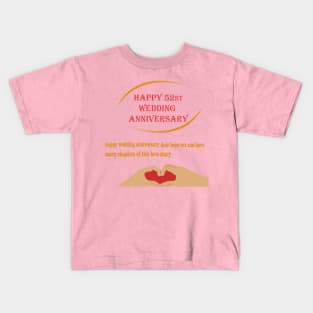 happy 52st wedding anniversary Kids T-Shirt